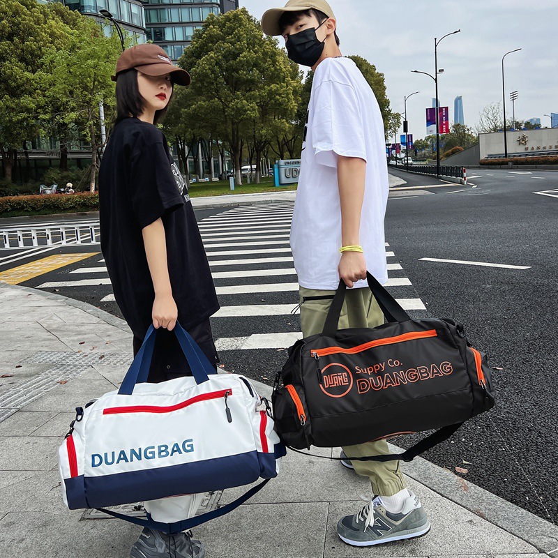 Street Travel Bag Men's Large Capacity Lightweight Tote Gym Bag Women's Dry Wet Separation Business Trip Short-Distance Luggage Bag