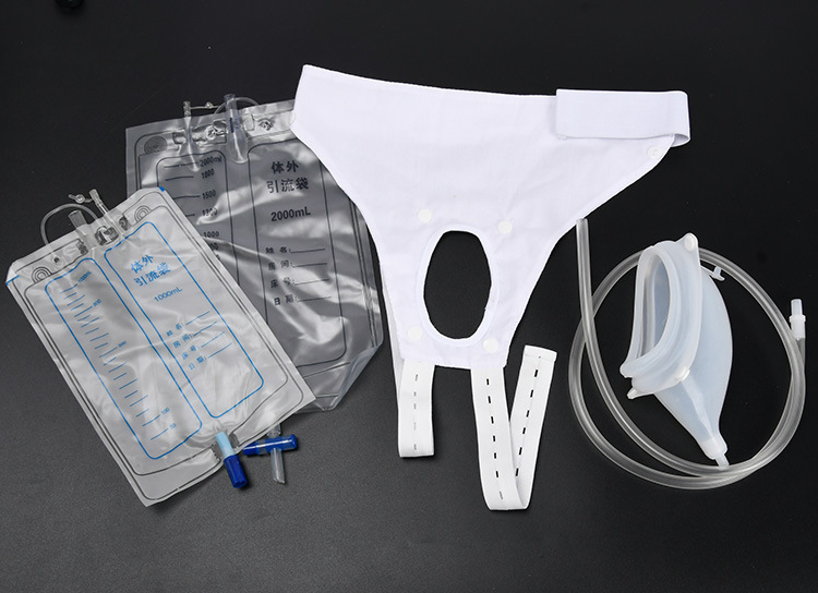 硅胶男士接尿器 密闭式接尿器 接尿器