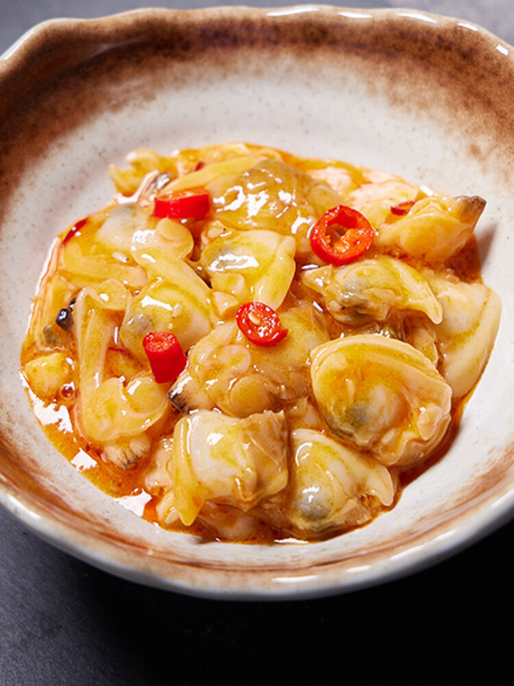 洋琪麻辣鲜蛤日式麻辣花蛤下酒菜蛤蜊肉即食商用料理食材