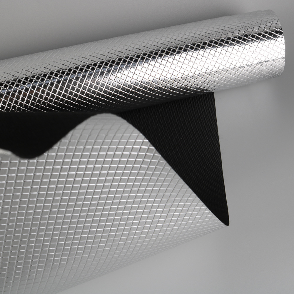 600d牛津布镀铝膜定制 植物帐篷铝箔材料 摄影棚柔光箱反光布铝膜