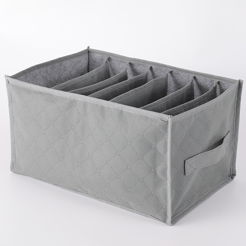 Non-Woven Clothes Storage Box Jeans Clothes Compartment Storage Box Wardrobe Clothes Drawer Divider Bags