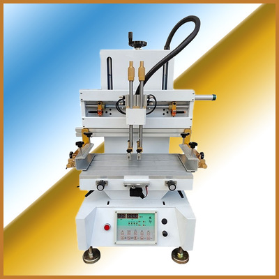 小型台式高精密无纺布塑胶牛皮纸皮革木材丝网印刷机半自动丝印机