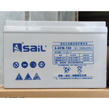 sail风帆蓄电池 6gfm-100免维护12v100ah储能型通信ups
