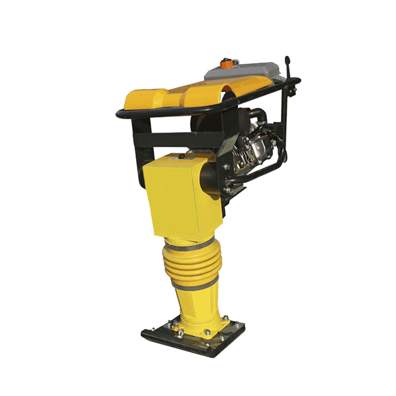 三相电动冲击夯汽油家用地基夯土机夯实机震动立式小型220v打夯机