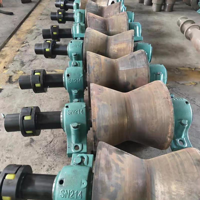 厂家加工定制钢管厂用 辊道装配 托辊 辊子 规格多样-阿里巴巴