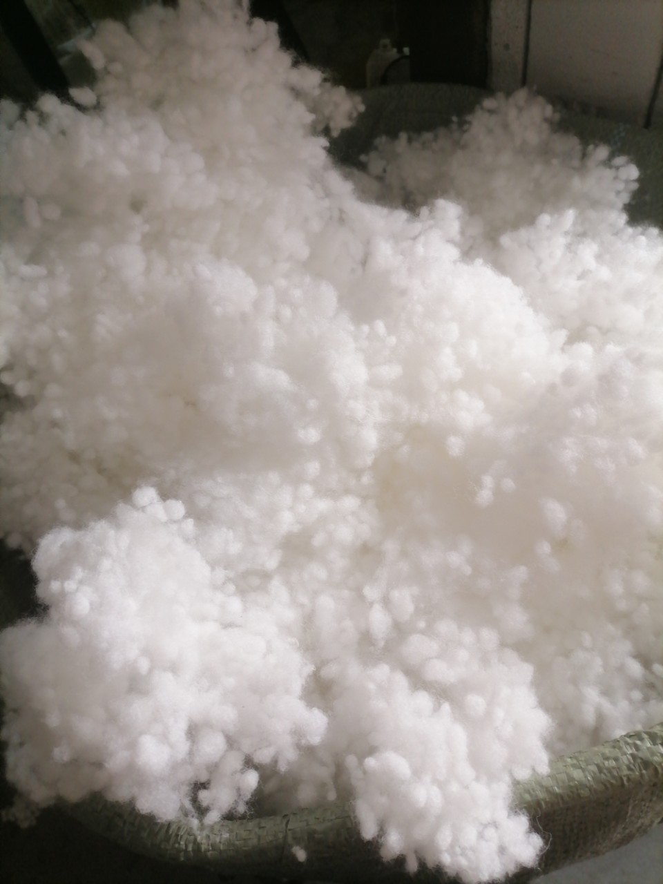 当天发货1吨以上大客户专享链接化纤棉颗粒珍珠棉填充棉枕芯棉
