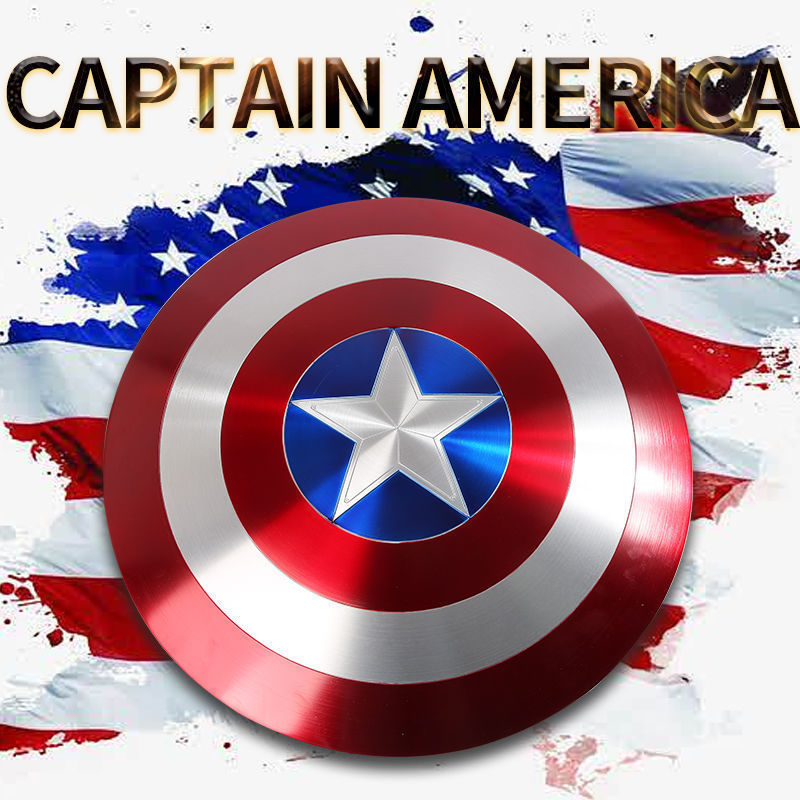 美国队长盾牌全金属1:1美国队长的圆盾美队盾牌美国队长盾牌装饰