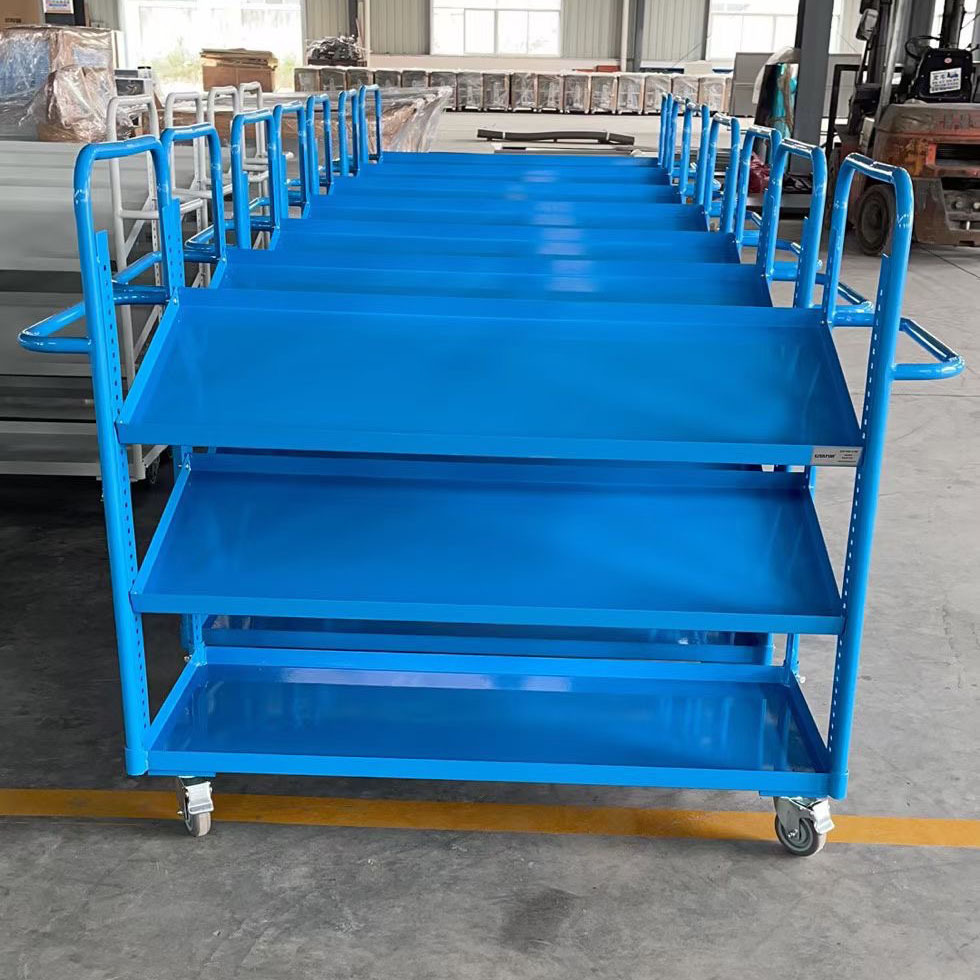 青岛厂家按需制作物料搬运车 周转车 拆卸式设计承重强操作轻便