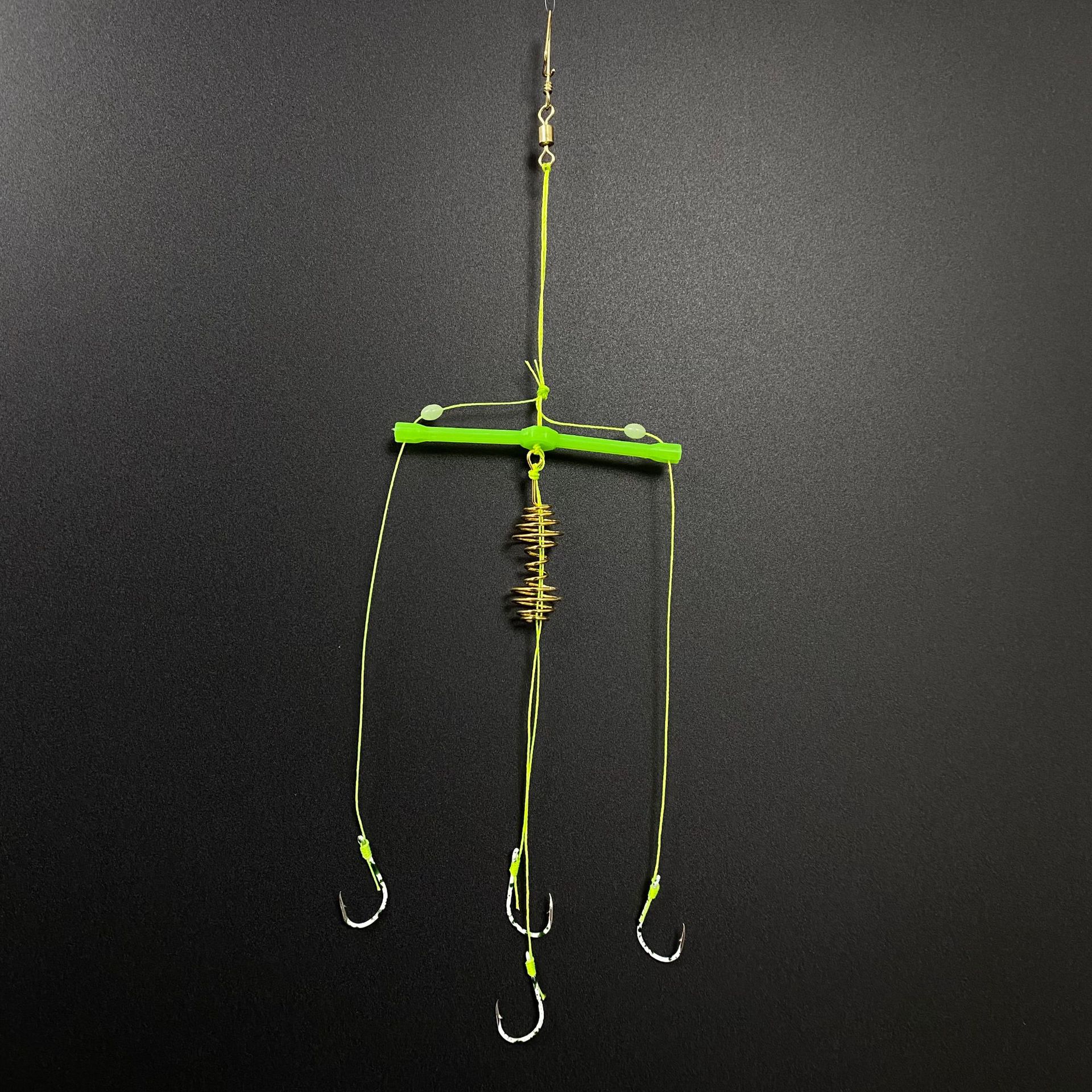 扁担钩三叉四叉天平钩水隐鱼钩绑好花白鲢钩鲢鳙钓组防缠绕爆炸钩