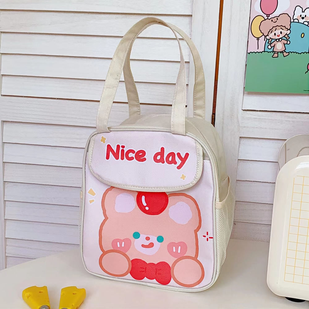 Lunch Box Bag Thermal Insulation Bento Handbag Waterproof and Oil-Proof Office Worker Pack Lunch Bag Thick Aluminum Foil Bags for Students