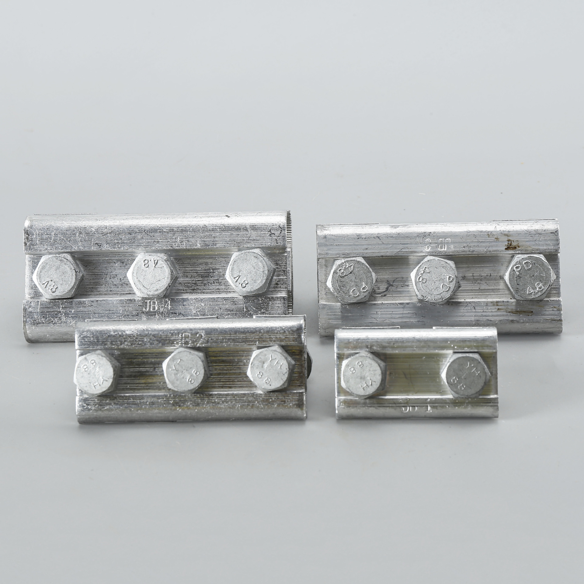 【并沟线夹jb】异形jb架空线路接线夹批发电力金具铝平型线夹