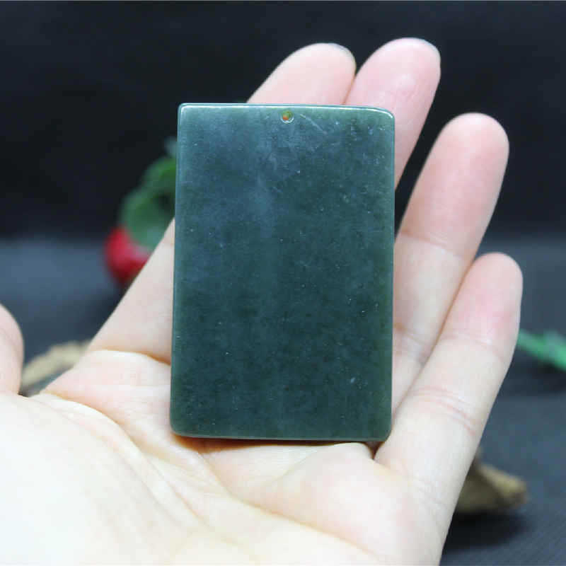 新疆和田玉塔青玉貔貅挂件批发 和田玉麒麟玉佩玉器新款男女直播