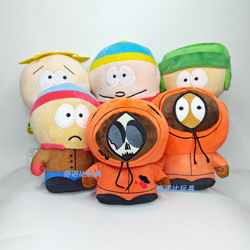 美国乐队南方公园公仔 肯尼凯尔衰仔乐园毛绒抓机娃娃玩偶玩具