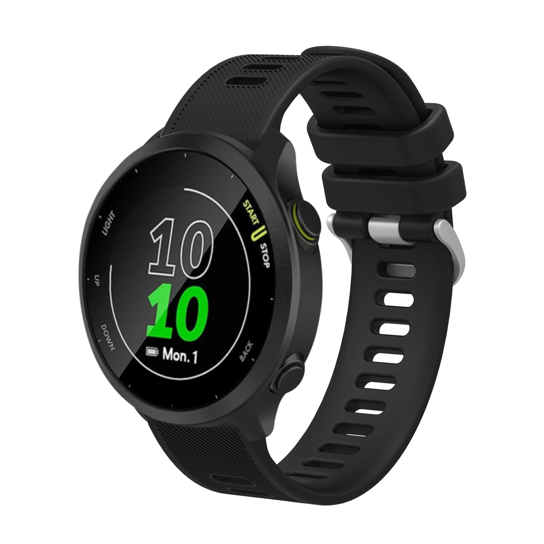 适用garmin forerunner158官方同款硅胶表带佳明158运动表带现货