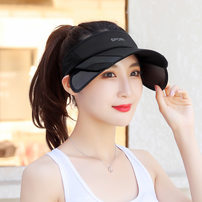 Hat Female Summer Sun Protection Running Cycling plus Sun Hat Outdoor Air Top Sports UV Protection Casual Hat