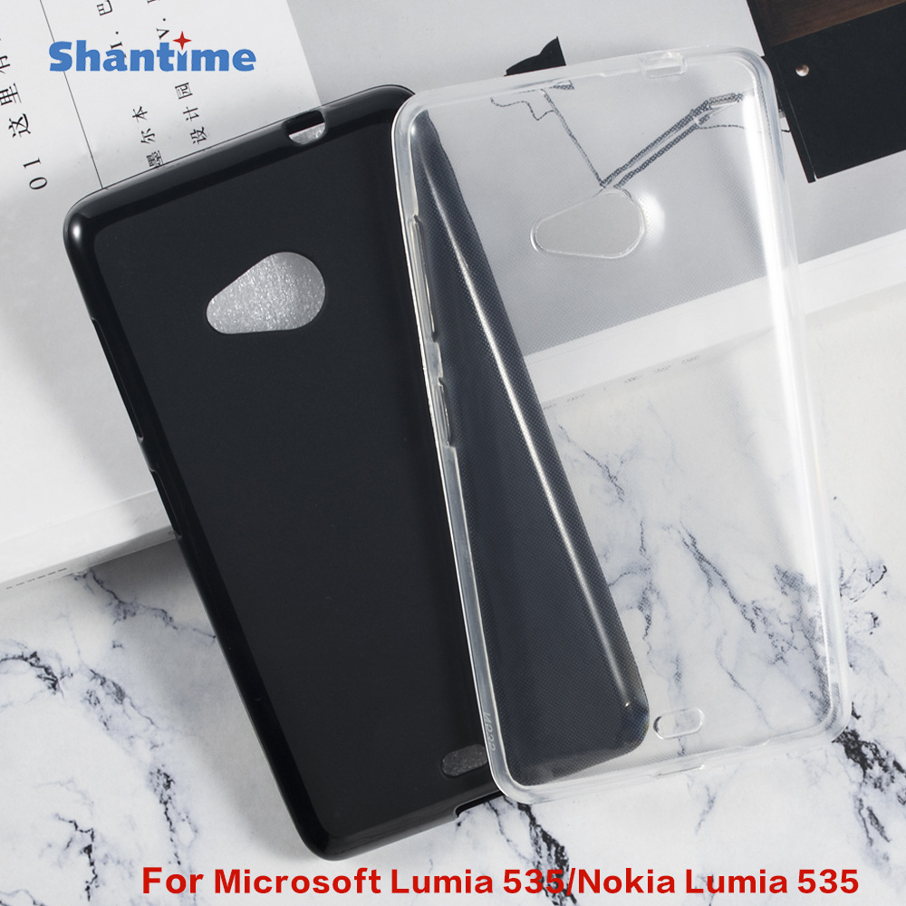适用Nokia Lumia 535手机壳翻盖手机皮套TPU布丁套软壳