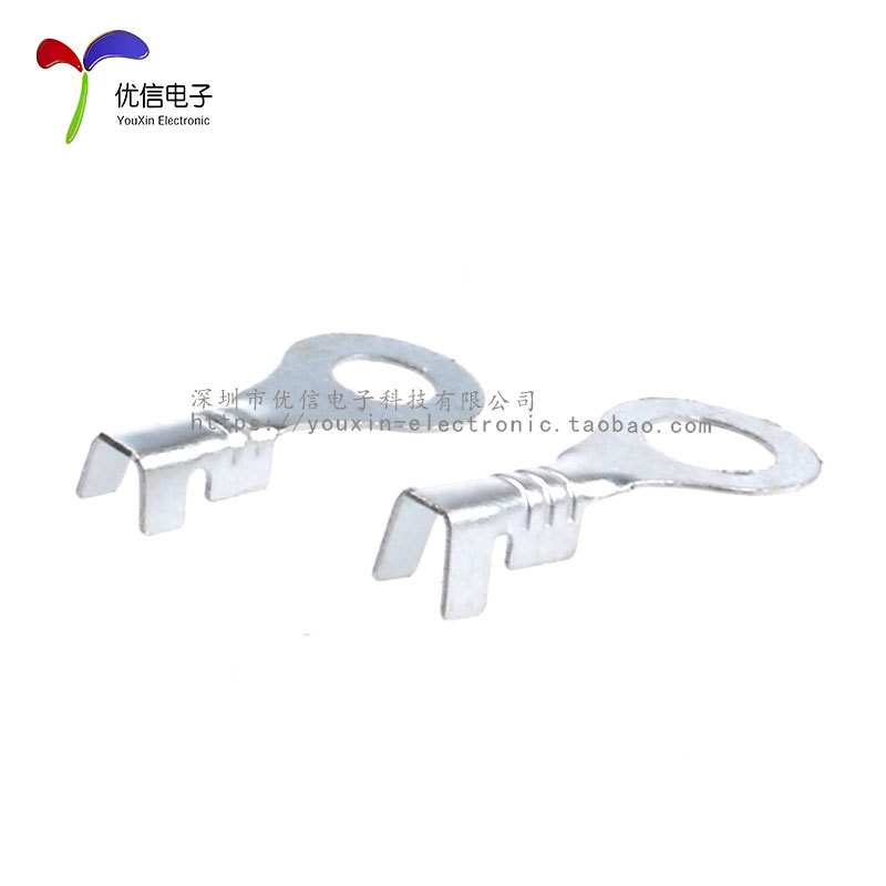 2mm接线片 冷压端子 接线端子 圆鼻 裸端子 连接器-阿里巴巴