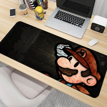 马里奥卡通可爱超大游戏鼠标垫加厚键盘垫电脑办公儿童学习大桌垫