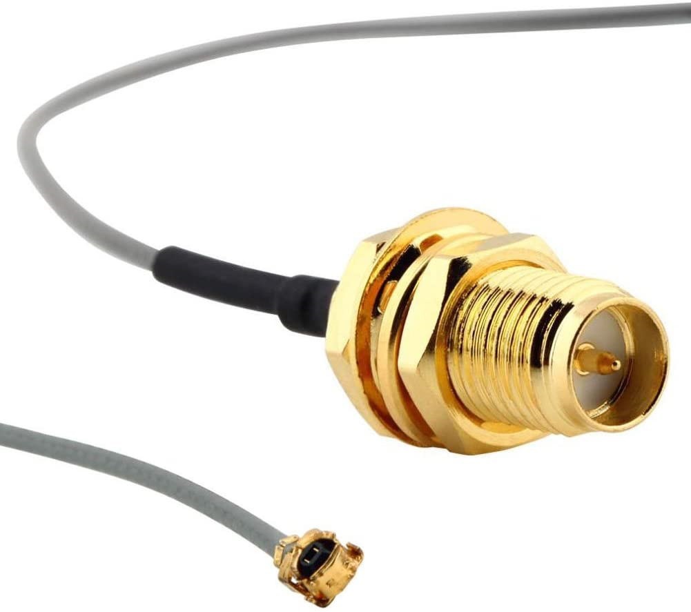 4g sma接头内孔折叠天线配套rp-sma母头外螺内针连接线