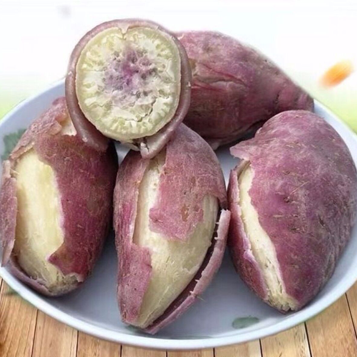 广东茂名农家新鲜现挖一点红紫薯冰淇淋粉番薯板栗红薯紫心地瓜