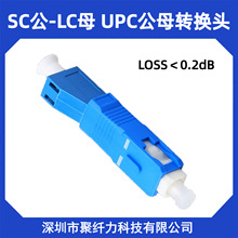 热卖SC公-LC母 UPC光纤公母转换头 单模法兰光功率计红光笔转接器