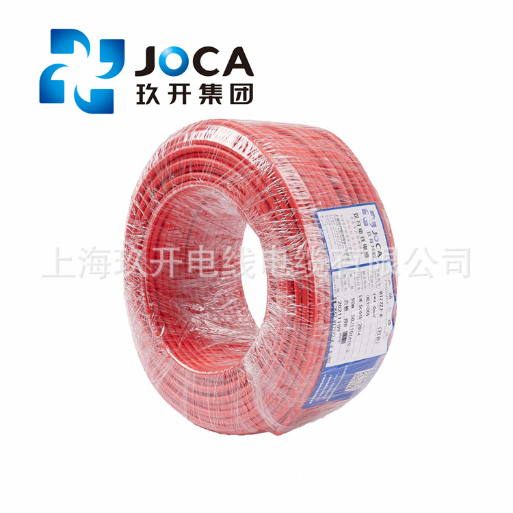 上海玖开跨境电商DC1.8KV Solar Cable光伏直流电缆线PV1-F 1*4.0