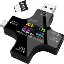 USB功率计测试仪多功能Type -C USB 测试仪LCD数字显万用表usb3.0