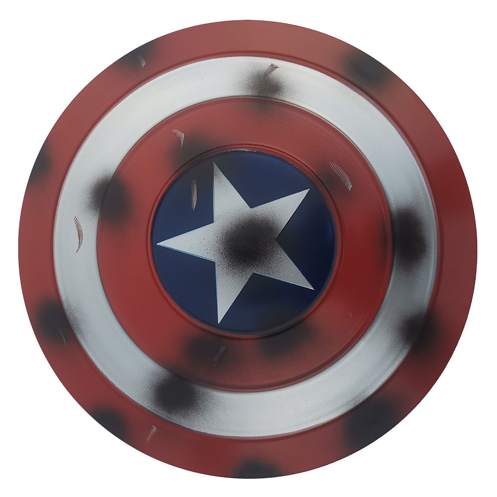 全金属美国队长盾牌1比1漫威 cos手持道具创意墙面摆件玩具装饰