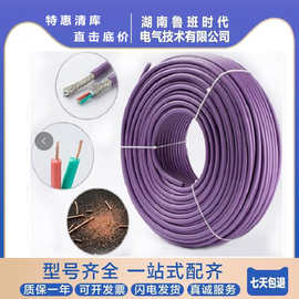 0EH10 DP总线通讯电缆Profibus 紫色两芯双层屏蔽线6XV1830-0EH10