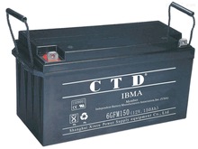 德国CTD蓄电池6GFM100铅酸免维护12V100AH小型消防报警器储能系统