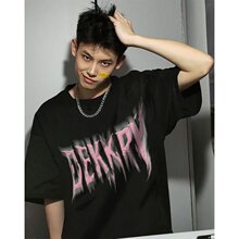 外贸高质量短袖t恤男欧美式街头hiphop潮牌夏季纯棉宽松情侣体恤