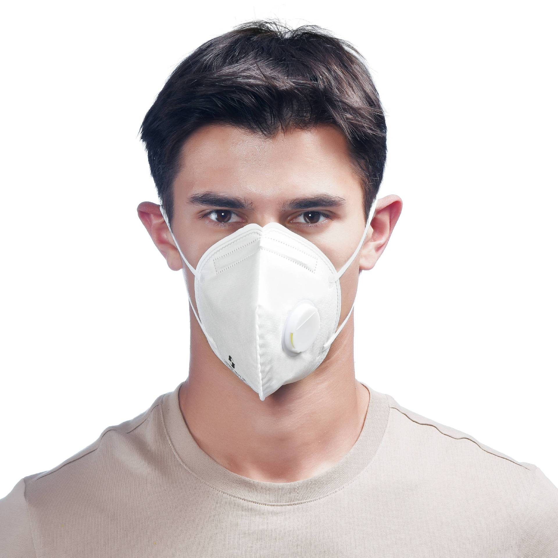 工厂批发盛杰ffp2折叠口罩防尘防雾霾可带阀内置海绵条欧盟ce认证