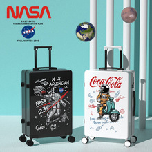 爆款宇航员行李箱女MASA涂鸦旅行箱学生男卡通密码拉杆皮箱批发