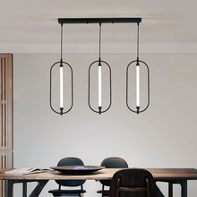 餐厅吊灯现代简约铁艺北欧灯具创意个性led吧台吊灯大气卧室灯具