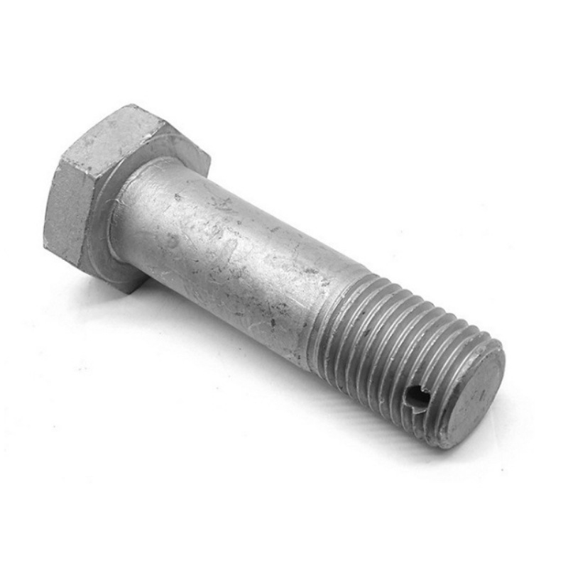 Dacromet Bolt Hot Dip Galvanized External Hexagon Bolt 4.8 Grade Outer Hexagon Photovoltaic Bolt Hexagon Bolt