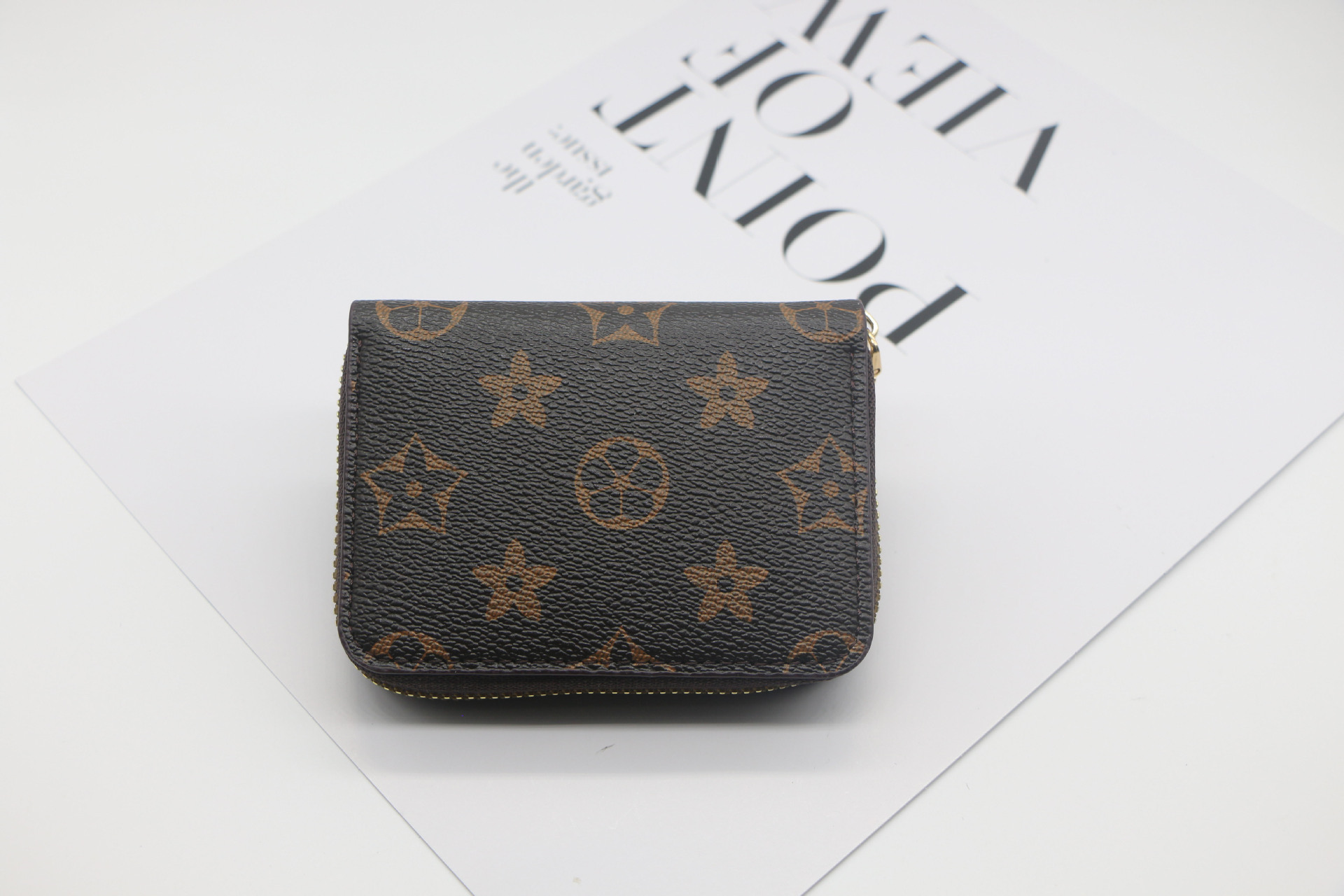 Fashion Organ Oil Edge Card Holder Multi-Card-Slot Card Holder Small Coin Purse Certificate Card Holder Card Bag Support Order