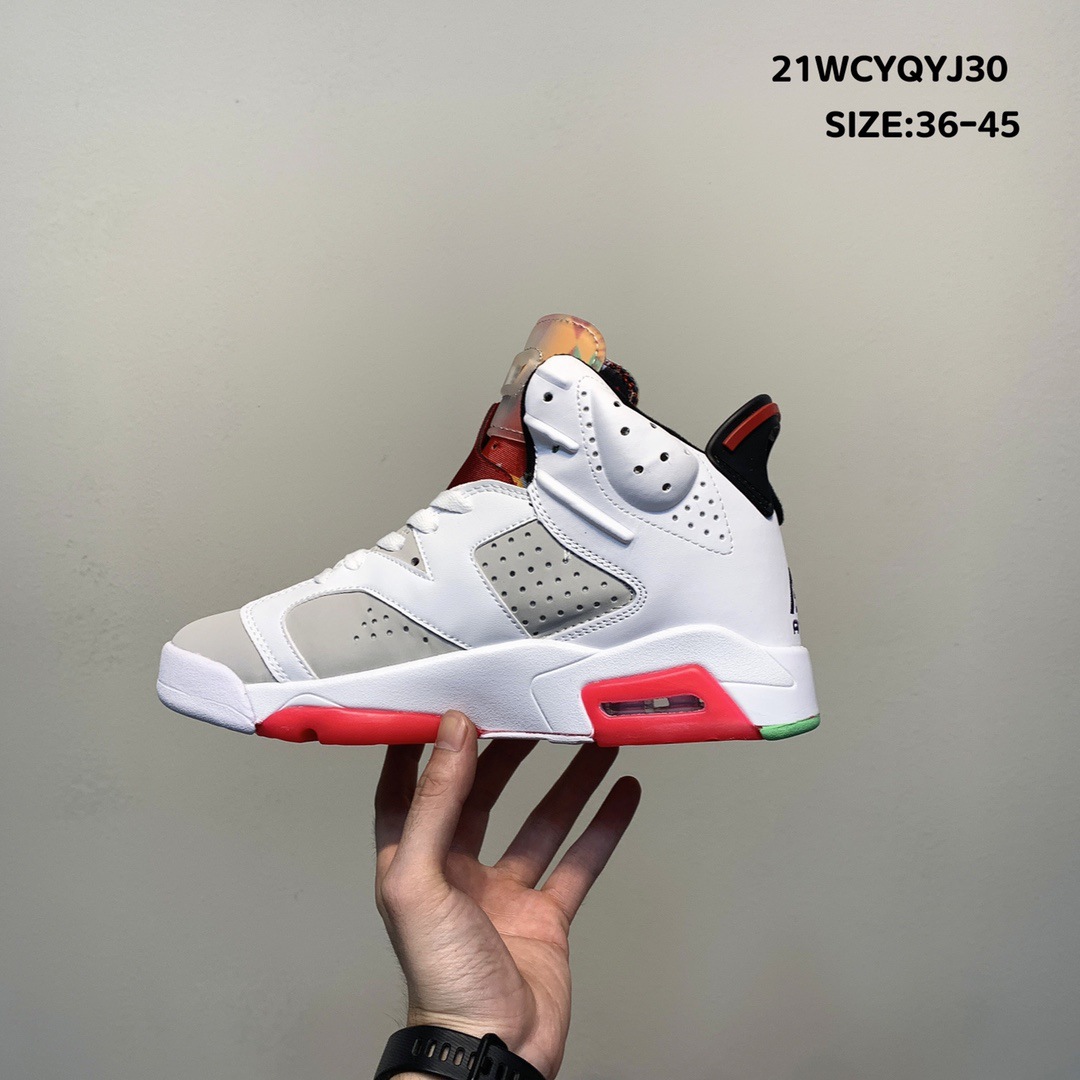 耐尅官男鞋正品aj6女鞋ts联名兔八哥限定大巴黎手稿乔6一件代发