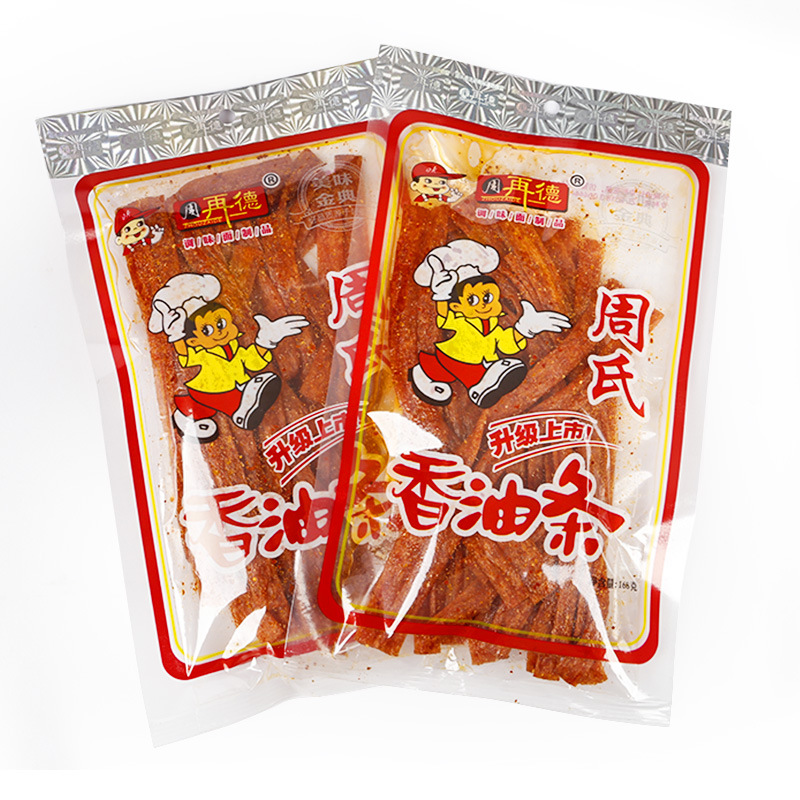周再德香油条148g周氏辣条休闲麻辣零食湖南特产怀旧麻辣小吃批发