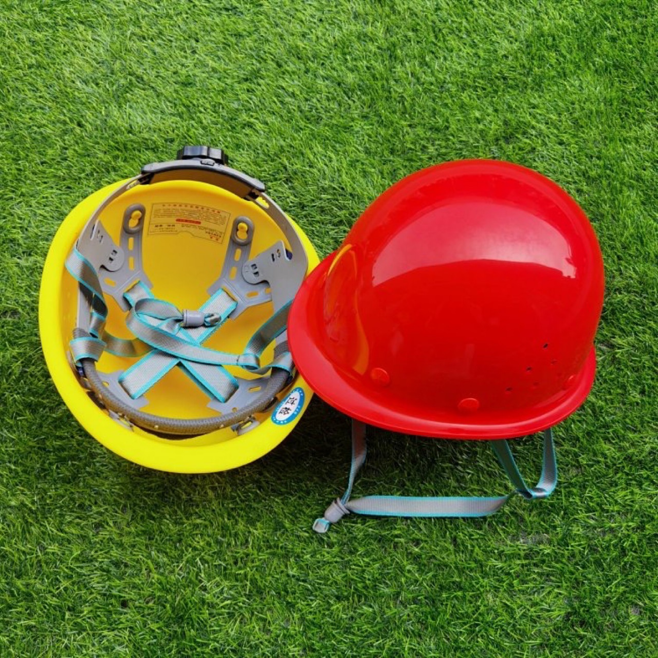 成都安全帽玻璃钢透气建筑透气施工安全头盔工地劳保工人用品印字