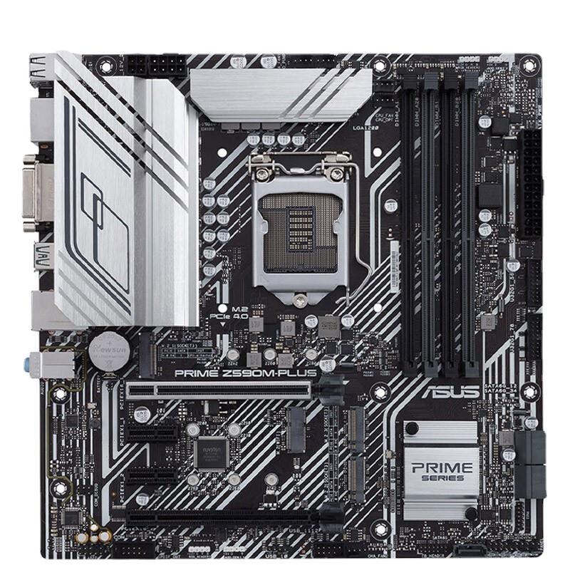 适用于台式机华硕(asus)prime z590m-plus主板支持cpu 11600kf