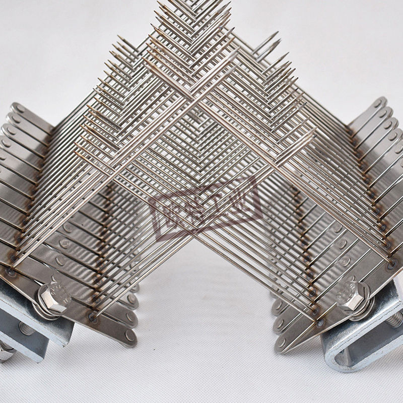 电力金具不锈钢驱鸟器伸缩防鸟针板针板式伸缩鸟刺防鸟挡板