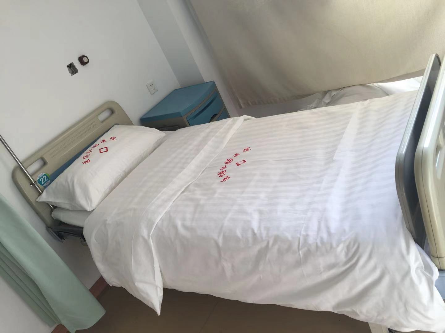 医院卫生室床单被罩 涤棉加厚病房床上用品 诊所床品被套厂家直供