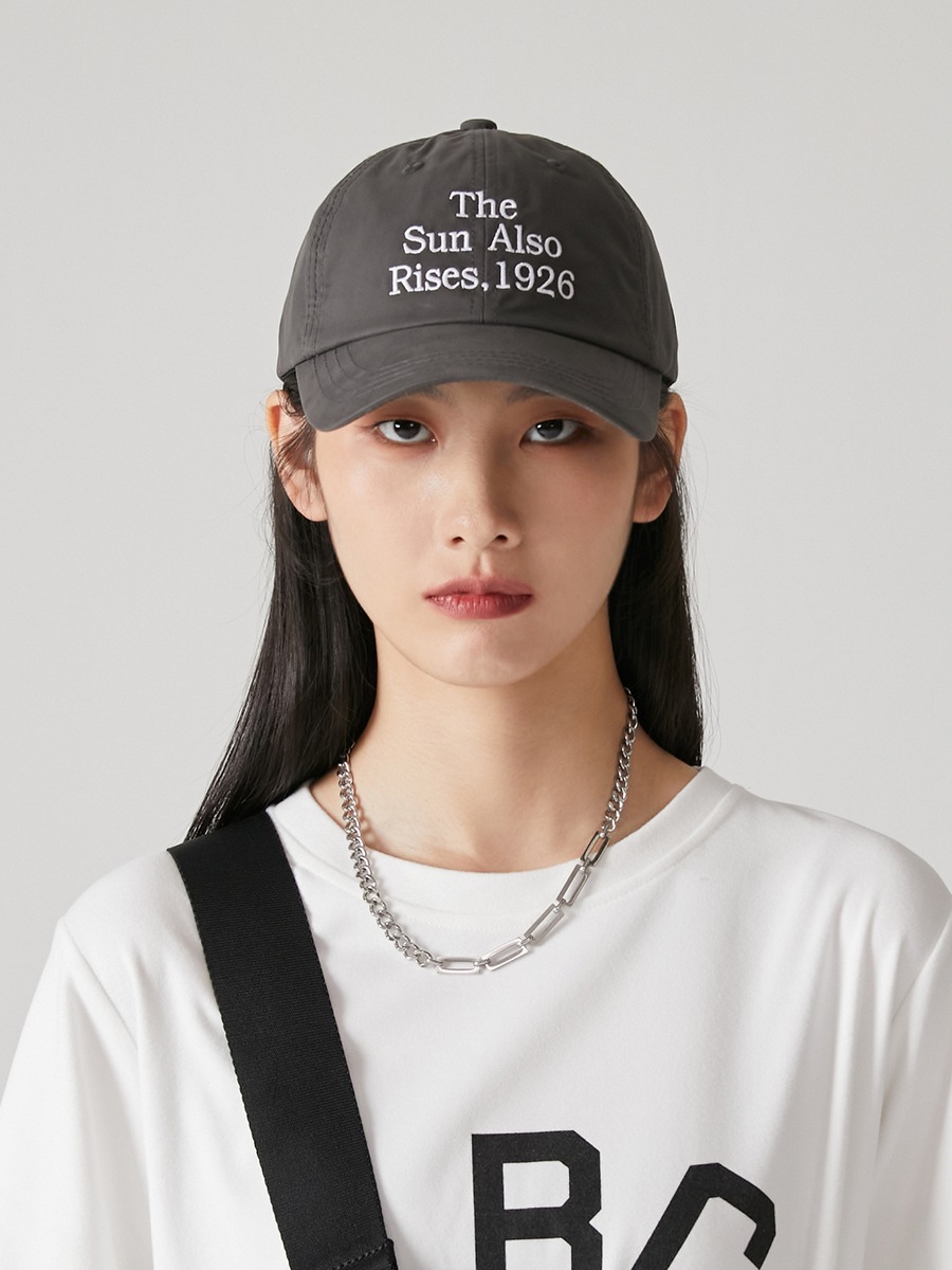 韩国代购鸭舌帽女潮牌灰色弯檐显脸小帽子春夏百搭中性色棒球帽男