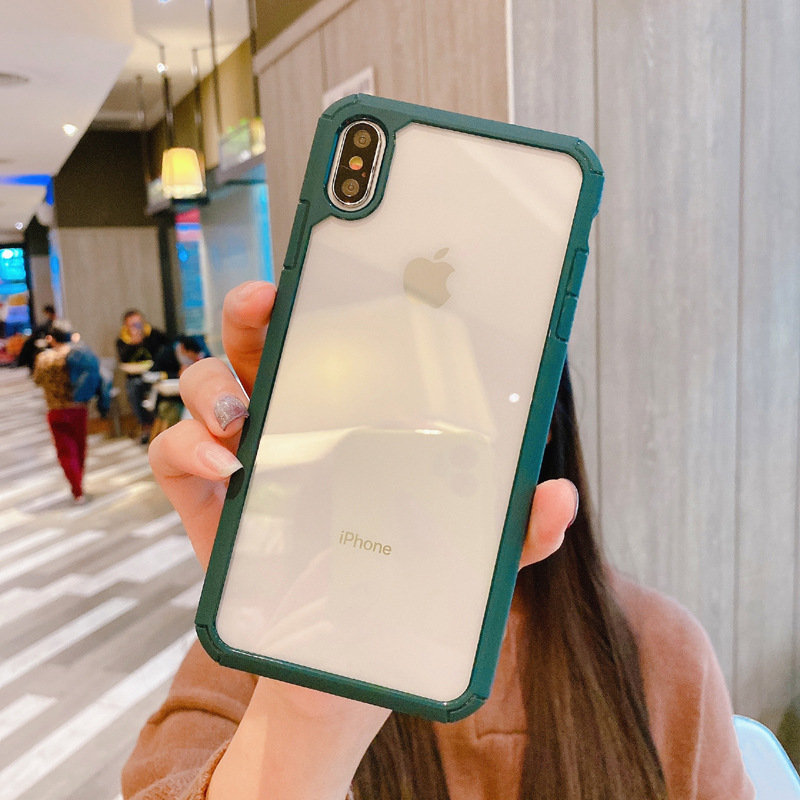 适用xr苹果xsmax手机套iphone x手机壳硅胶防摔透明全包软壳简约s