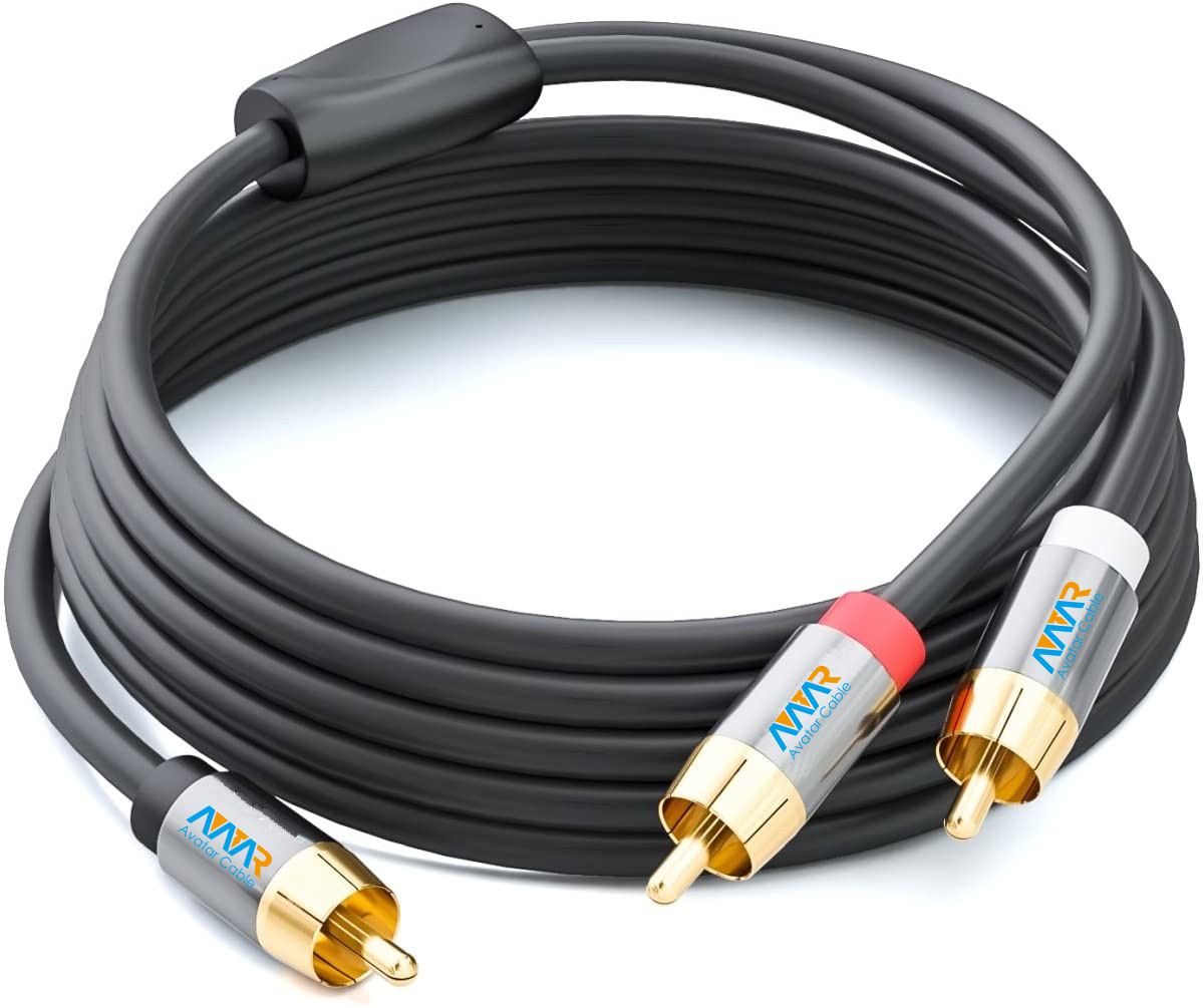 发烧级同轴线75欧姆数字音频同轴线hifi3层屏蔽rca低音炮音频线