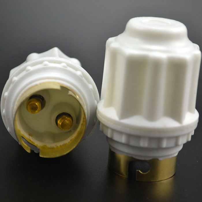 老插口灯头卡口灯座插口灯座悬吊式b22家用节能灯灯具配件
