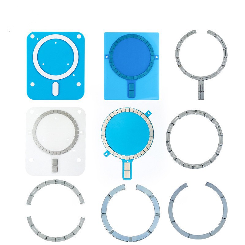 钕铁硼耐高温瓦形强力磁铁新能源高速电机马达磁钢n52异形吸铁石-阿里