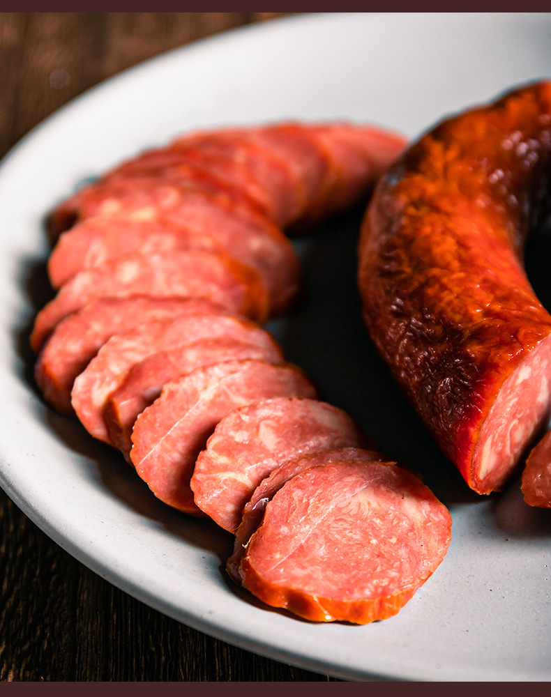 柏慧燕都干烧烤肠700g东北特产猪肉肠熟食熏制肉肠厂家