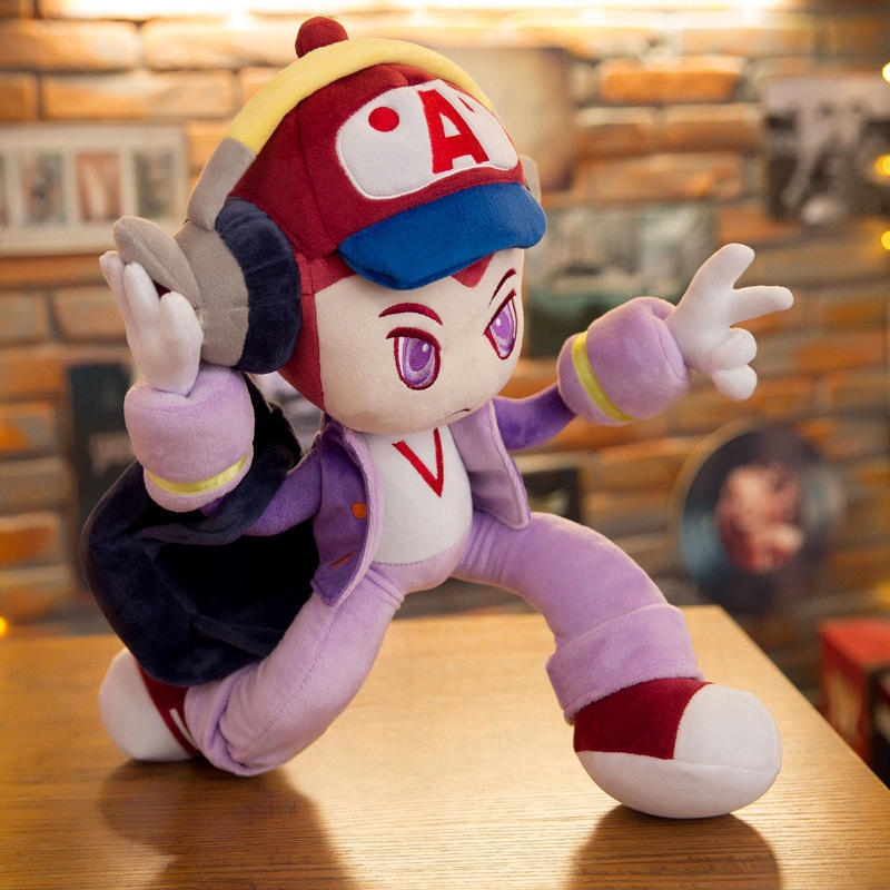 新款创意鲁班毛绒玩具电玩七号小子公仔王者抱枕荣耀玩偶厂家定制
