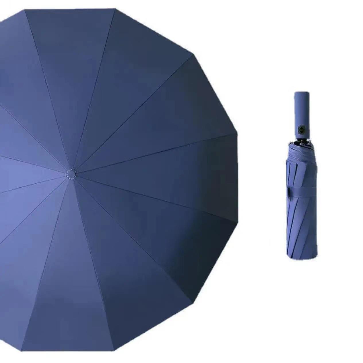 24-Bone Full-Automatic Folding Umbrella for Women Wholesale a Large Number of Advertising Umbrella Rain and Rain Dual-Use Sun-Proof UV Protection